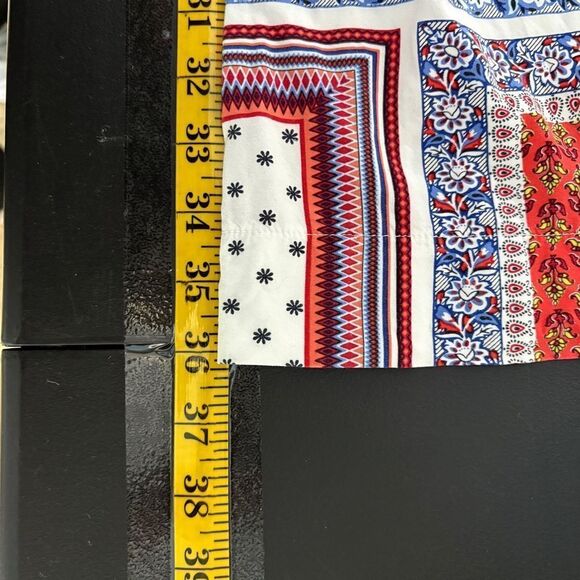 The Vermont Country Store Patchwork Printed Dress Size Medium Country Colorful - Picture 8 of 11